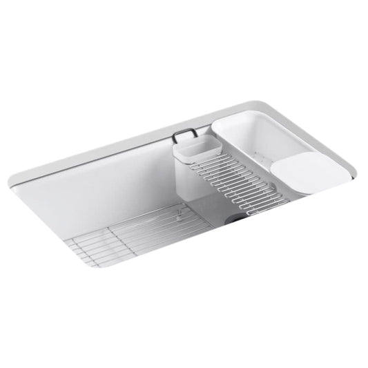 Riverby 33" Undermount Single Basin Cast Iron Kitchen Sink