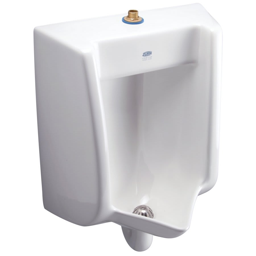 Omni-Flo™ Flat Back Urinal, ADA, Top Spud, 0.125/1 gpf, White