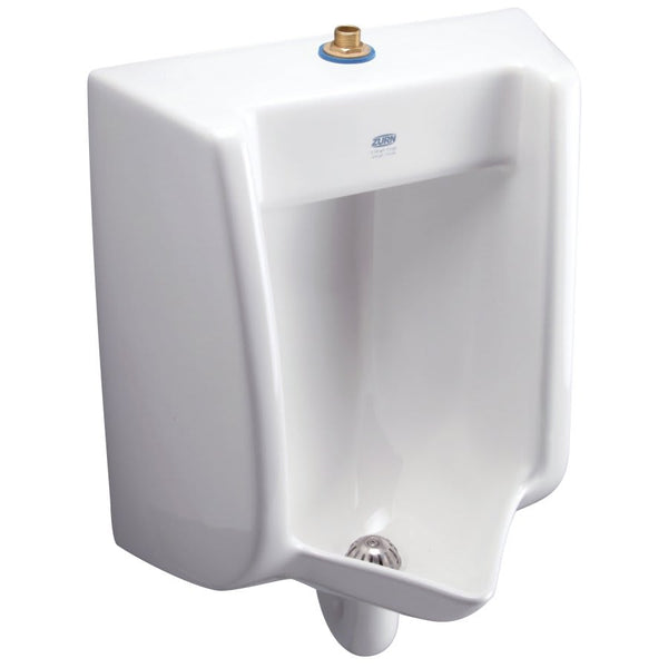 Omni-Flo™ Flat Back Urinal, ADA, Top Spud, 0.125/1 gpf, White