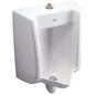 Omni-Flo™ Flat Back Urinal, ADA, Top Spud, 0.125/1 gpf, White