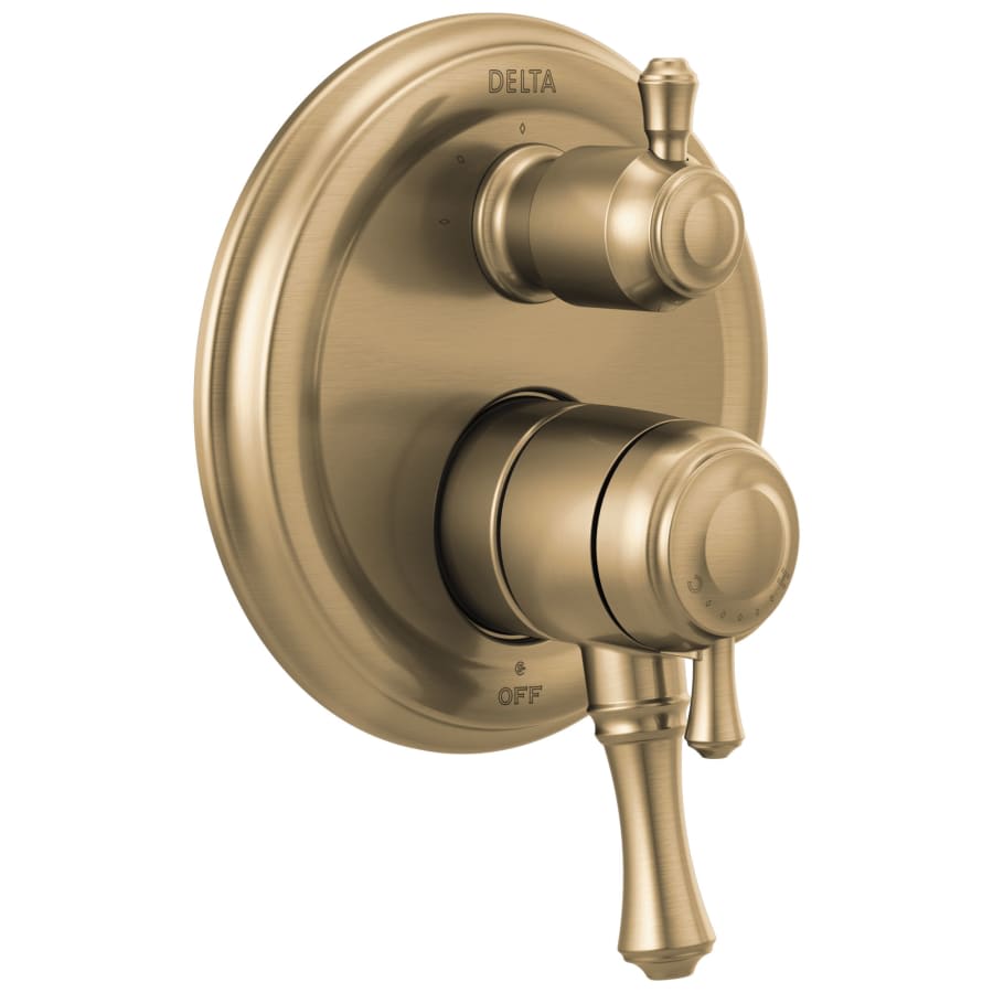 Cassidy 17 Series Pressure Balanced Valve Trim with Integrated Volume Control and 3 Function Diverter for Two Shower Applications - Less Rough-In