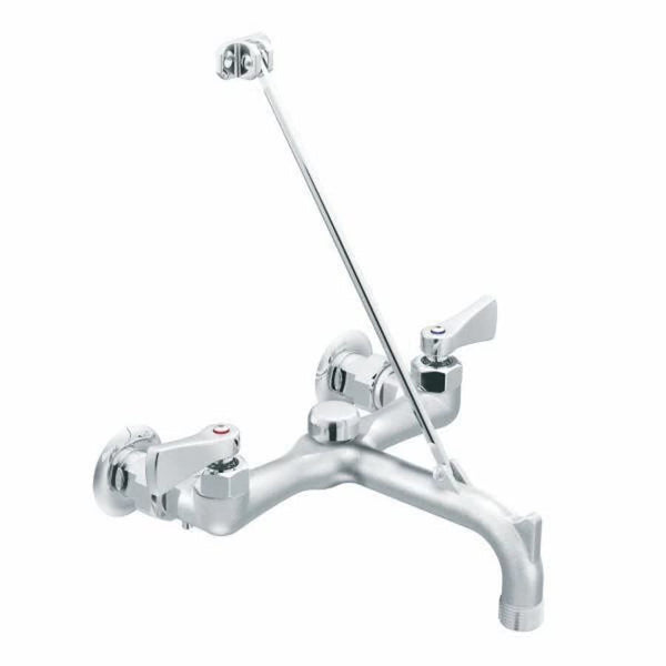 M-DURA™ Utility Sink Faucet, Wall Mount, ADA, Lever Handle, Polished Chrome