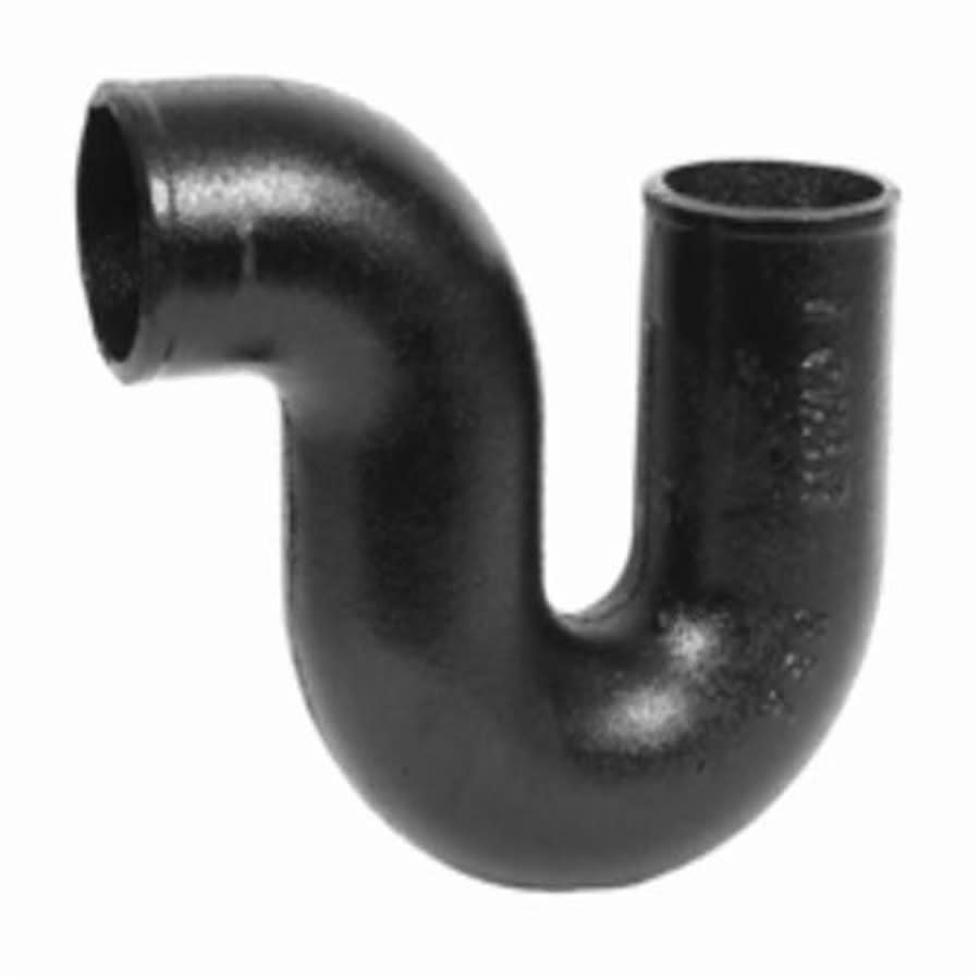 Deep Seal P-Trap, 3 in, No Hub, Cast Iron