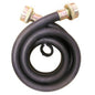 Flexible Water Supply, 3/4 in, Female Hose Thread, 72 in L, Rubber