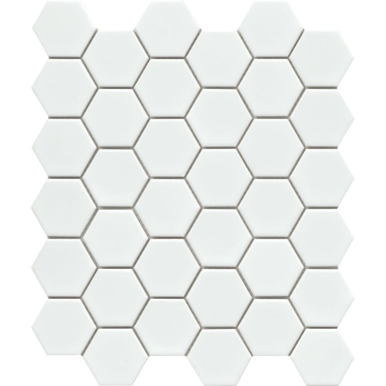 SAVVY WHITE GL 2" HEX/MO