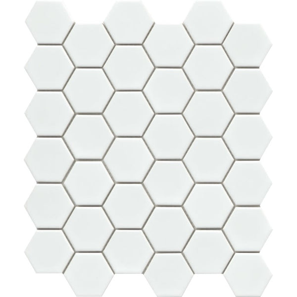 SAVVY WHITE GL 2" HEX/MO
