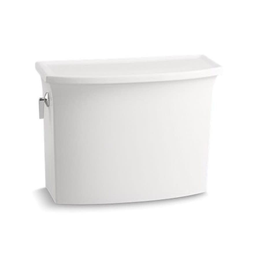 Archer® Toilet Tank, Bowl Mount, 12 in Rough, Left Hand Lever, 1.28 gpf, White