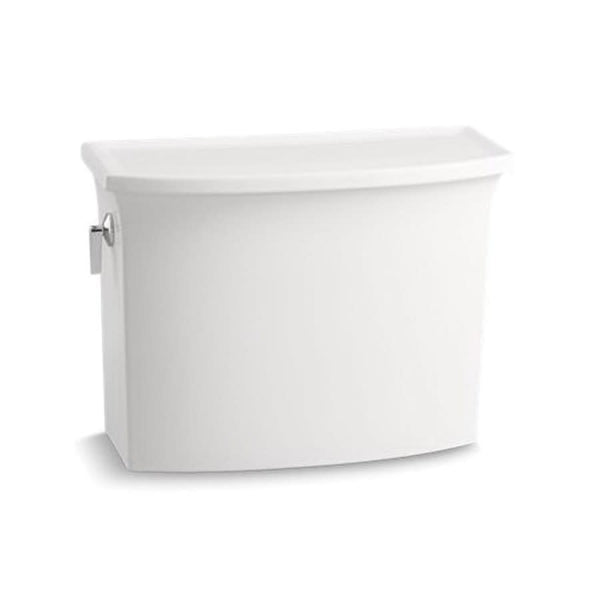 Archer® Toilet Tank, Bowl Mount, 12 in Rough, Left Hand Lever, 1.28 gpf, White