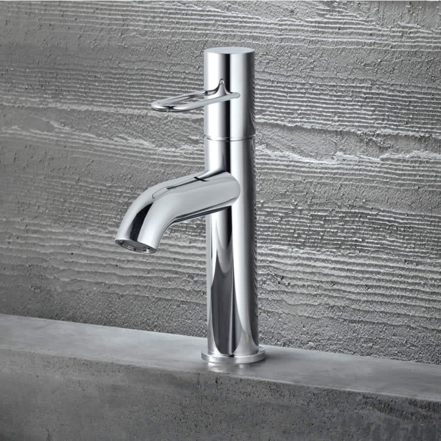 Uno Loop 100 1.2 GPM Single Hole Bathroom Faucet Less Drain Assembly - Engineered in Germany, Limited Lifetime Warranty