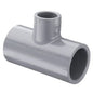 Tee, 2-1/2 x 1-1/2 in, Socket, SCH 80/XH, CPVC
