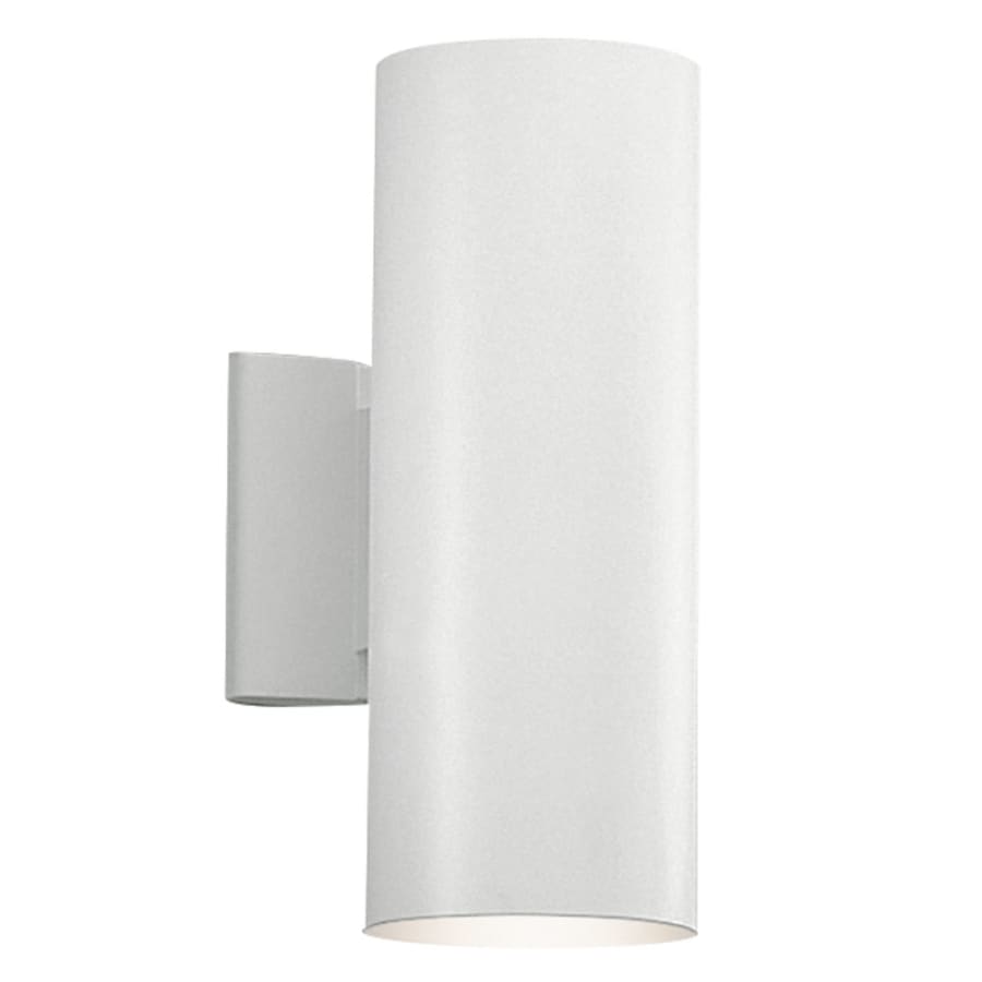 Cylinder 2 Light 12" Tall Outdoor Wall Sconce