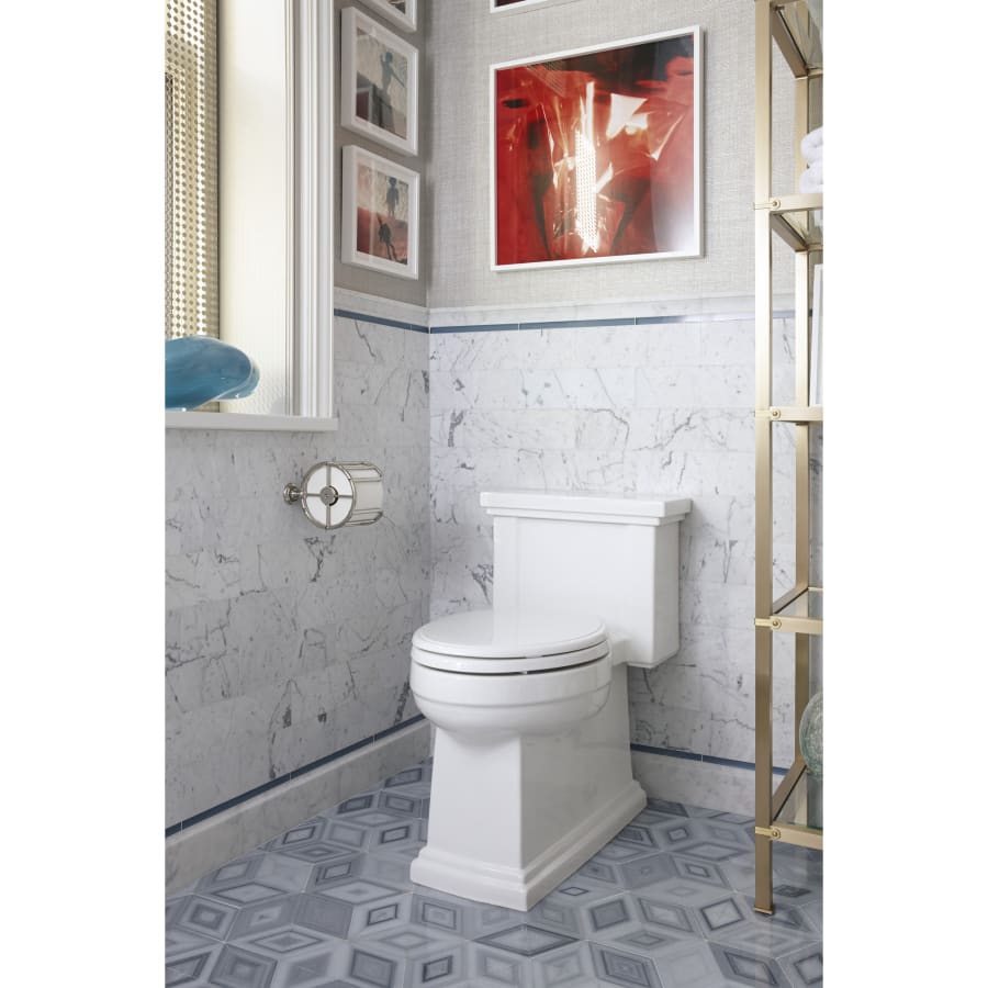 Tresham 1.28 GPF Elongated One-Piece Comfort Height Toilet with AquaPiston Technology - Seat Included