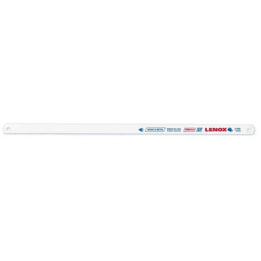 Hacksaw Blade, 12 in L Blade, HSS Cutting Edge, 14, Bi-Metal Blade, 10-Pack