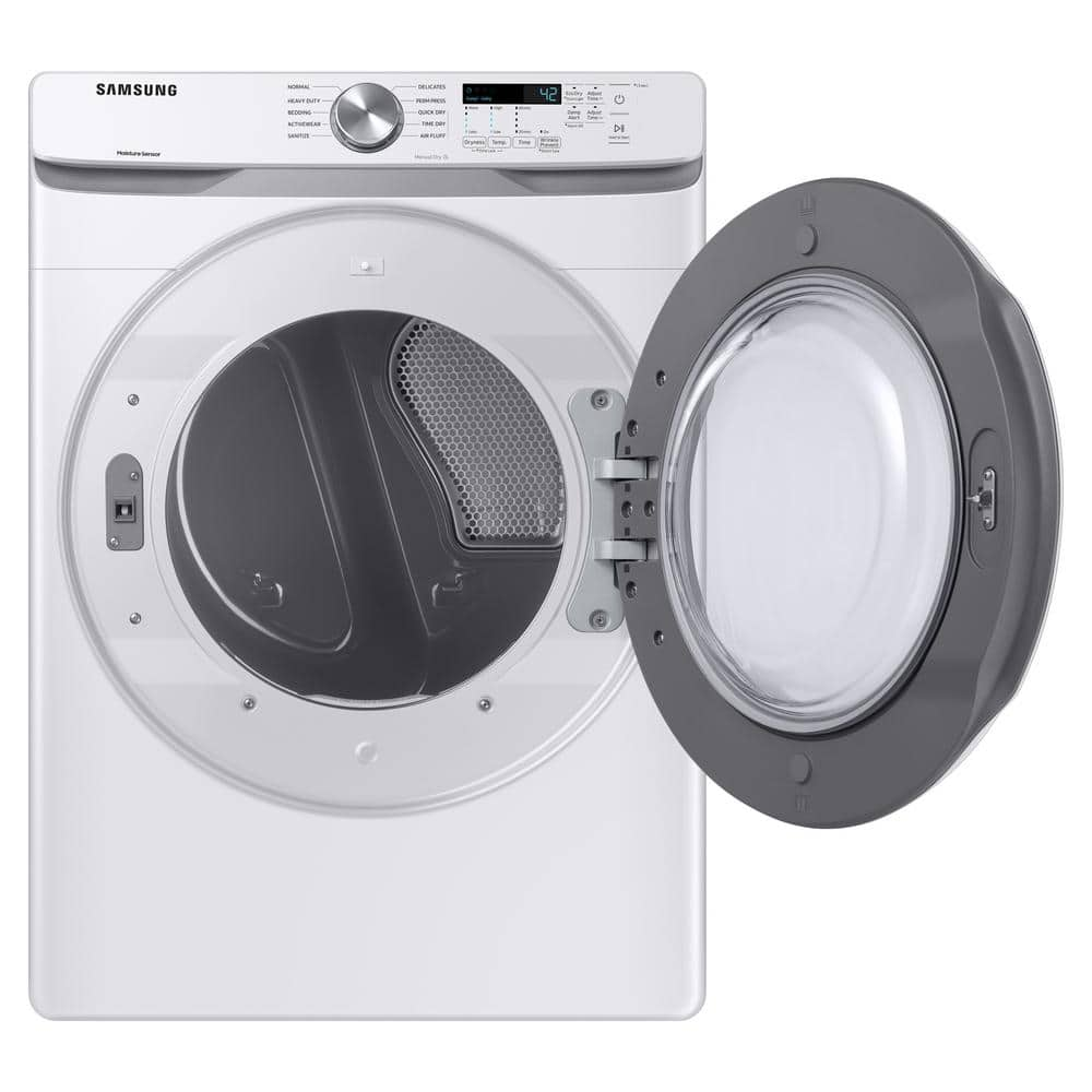 Electric Dryer With 7.5 Cu. Ft. Capacity and 10 Dryer Programs