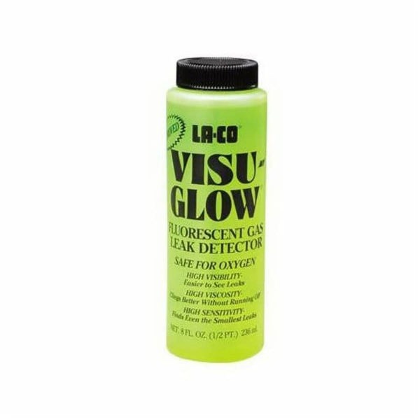 Gas Leak Detector, 8 fl-oz, Liquid/Viscous Form, Light Yellowith Green