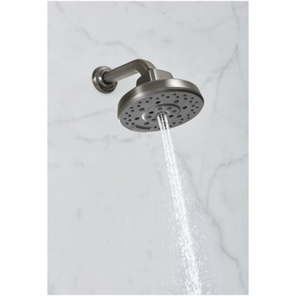 Levoir 1.75 GPM 4 Function Shower Head with H2Okinetic Technology and TouchClean