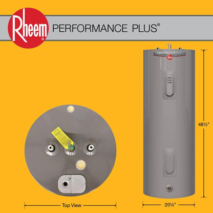 Performance Plus 40 Gal. 4500-Watt Elements Medium Electric Water Heater w/9-Year Tank Warranty LED Indicator & 240-Volt