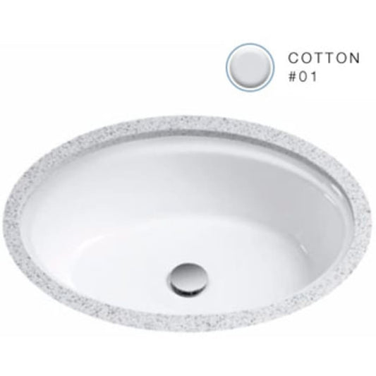 Dartmouth 17-1/4" Undermount Bathroom Sink with Overflow