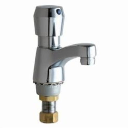 Metering Lavatory Faucet, ADA, 1 Handle, 1-Hole, 2.2 gpm, Polished Chrome