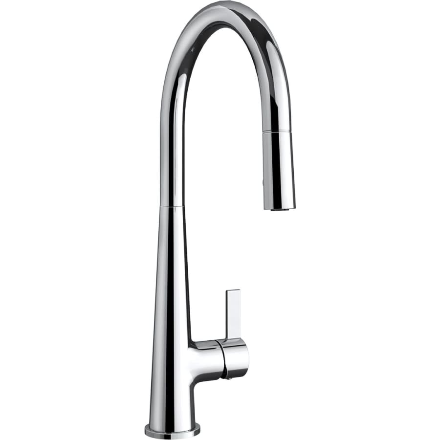 Cowan 1.8 GPM Single Hole Pull Down Kitchen Faucet - Includes Escutcheon