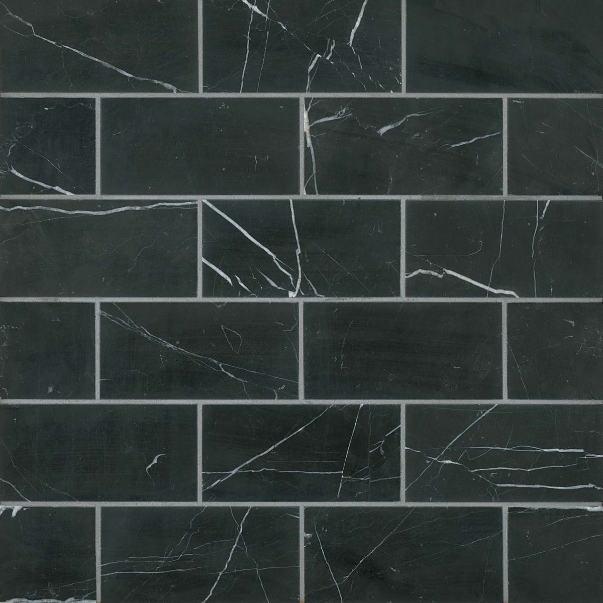 Ferrara Nero 3x6 Field Tile Honed