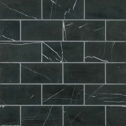 Ferrara Nero 3x6 Field Tile Honed
