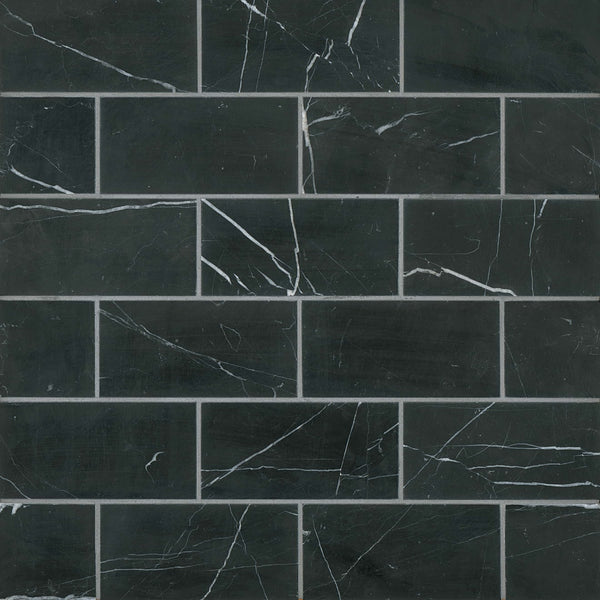 Ferrara Nero 3x6 Field Tile Honed