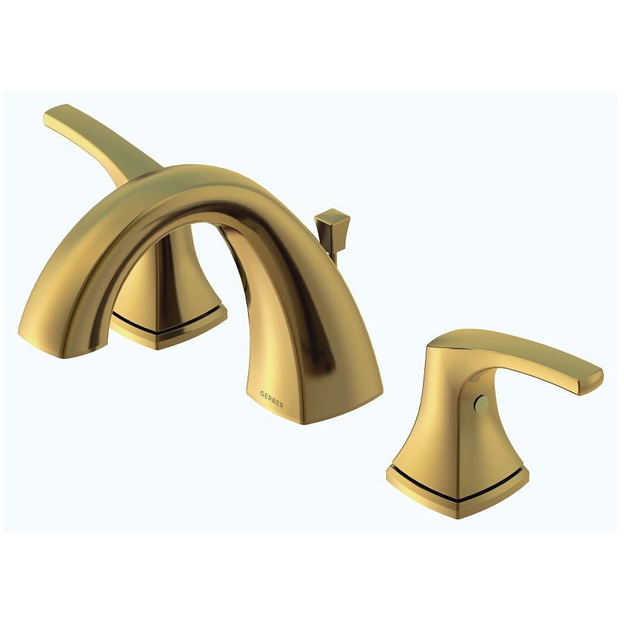 Vaughn® Widespread Lavatory Faucet, ADA, 2 Handle, 3-Hole, 1.2 gpm, Brushed Bronze