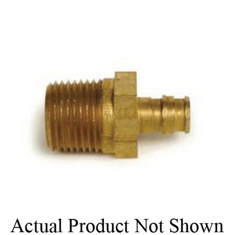 Male Adapter, 1/2 in, Expansion PEX x MNPT, Brass