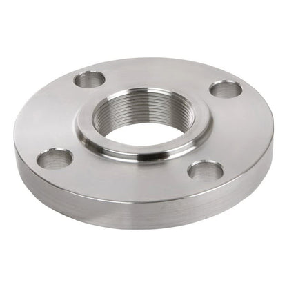 Raised Face Flange, 2-1/2 in, FNPT, 150 lb, 7 in OD, 3/4 in Bolt Hole Size, 304/304L Stainless Steel
