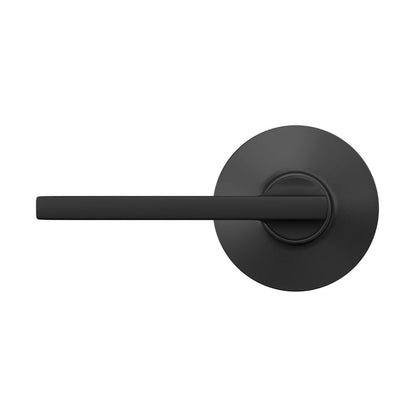 Latitude Matte Black Passage Hall/Closet Door handle