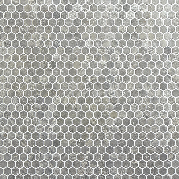 Perpetuo Eternal Grey Hexagon 1.5X1.5 Matte