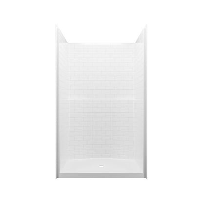 Everyday Shower Stall, Acrylic, White