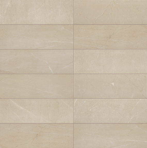 Perpetuo Elegant Beige Rectangle 12X24 Satin