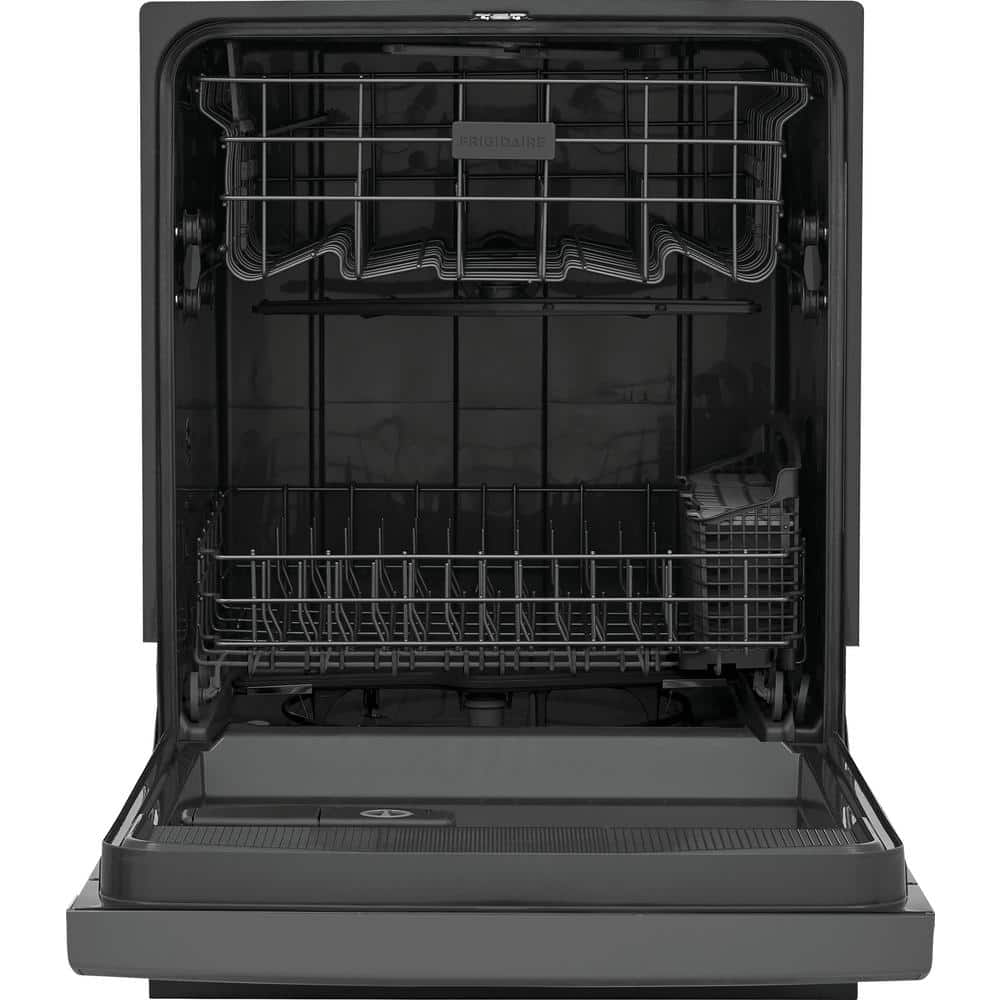 24 in Front Control Built-In Tall Tub Dishwasher in Stainless Steel with 4-cycles and DishSense Sensor Technology