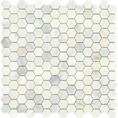CALACATA ORO MOS HEX ON 12X12