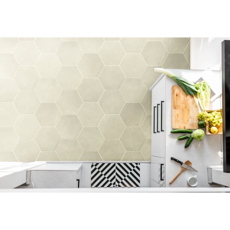STERLINA HEX IVORY MT 8X10