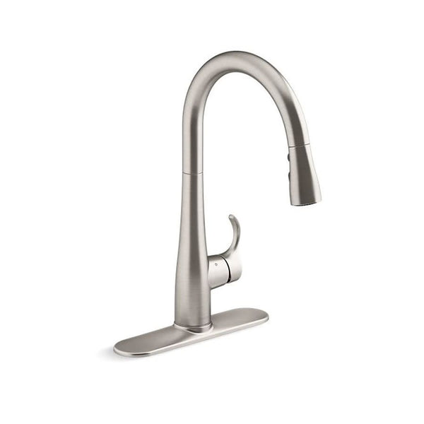 Simplice® Kitchen Touchless Faucet, Deck Mount, ADA, 1 Lever Handle, 1 or 3-Hole, Vibrant Stainless