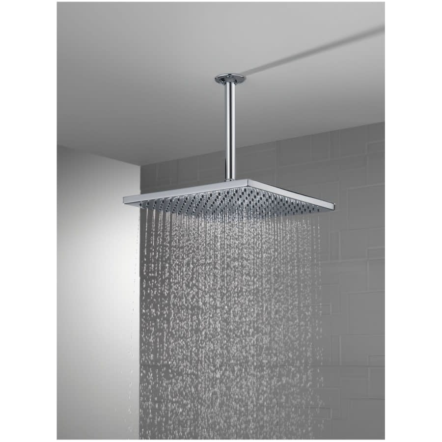 Universal Showering 11-3/4" Square 2.5 GPM Single Function Rain Shower Head with Touch Clean Technology