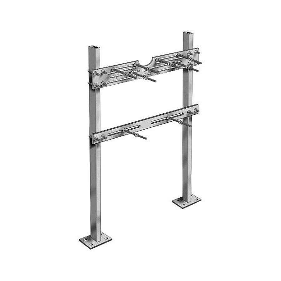 Universal Adjustable Double Plate Type Carrier System With (2) Upright