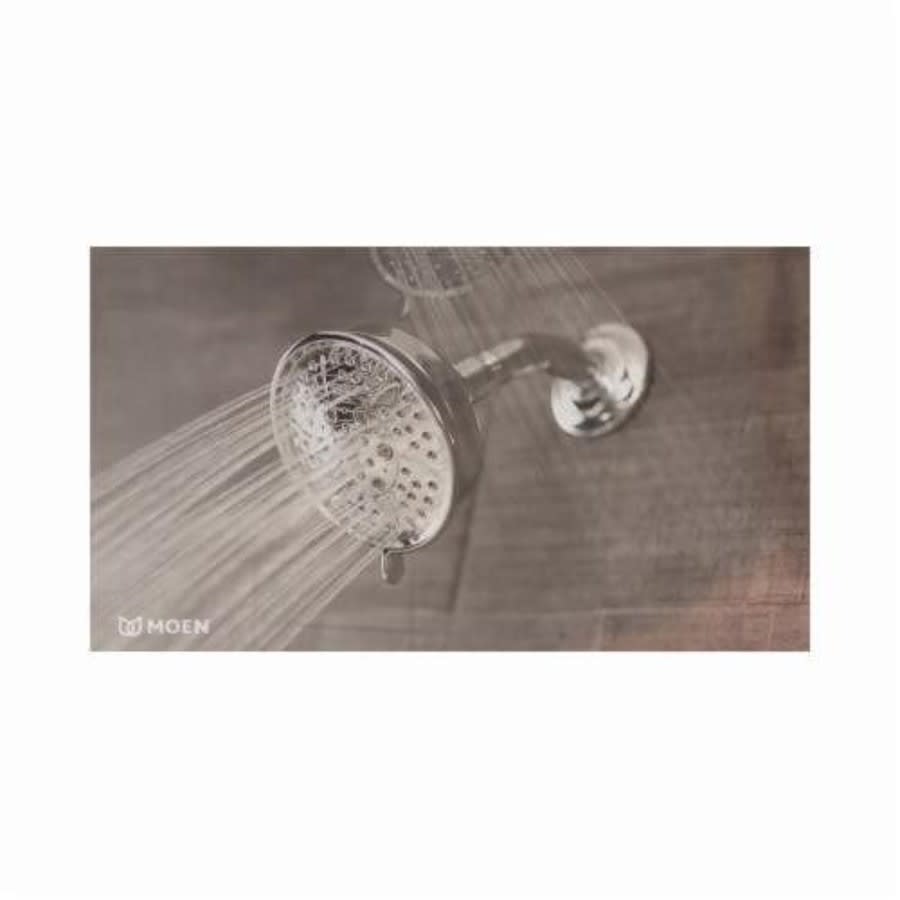 Multi Function Shower Head, 4-3/8 in Dia, 1.75 gpm, Brushed Nickel