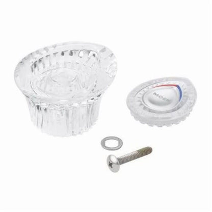Knob Handle Kit, For Use With Chateau®, Plastic, Polished Chrome
