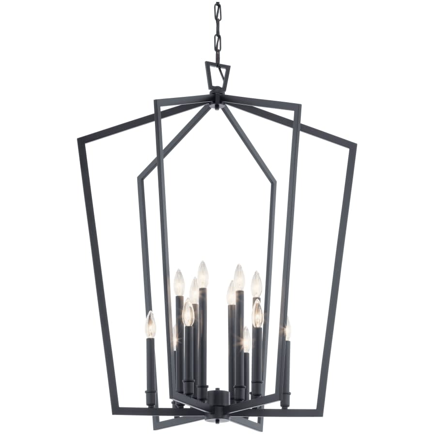 Abbotswell 12 Light 30" Wide Taper Candle Chandelier