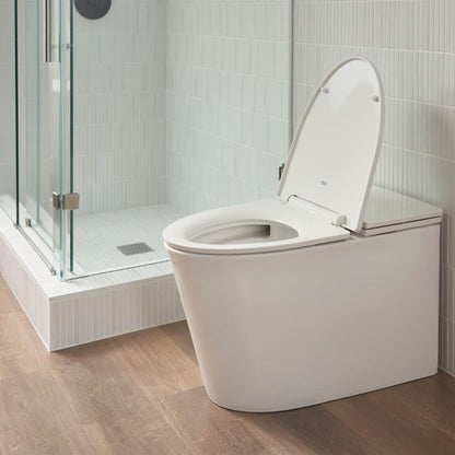 Studio S 1 GPF One Piece Elongated Chair Height Toilet with Push Button Flush - Seat Included