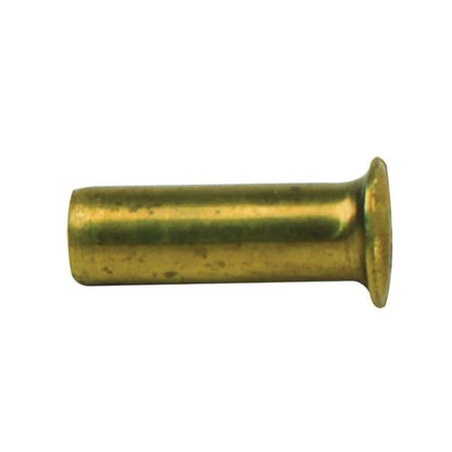 Insert, 1/4 in, Tube, Brass, Rough Brass, Domestic