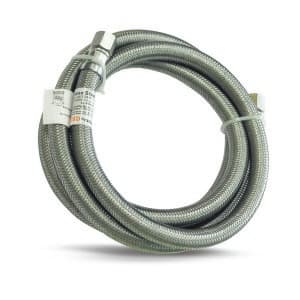 60" Stainless Steel Icemaker Supply Line