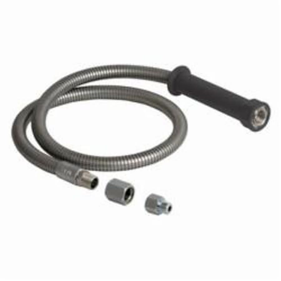 Hose/Handle Assembly, 3/8-18 x 3/4-14, MNPT x UNS Female, 44 in L, Stainless Steel