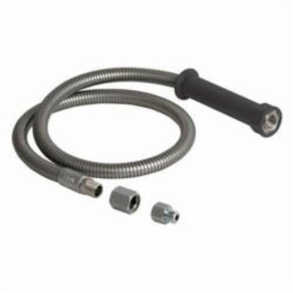 Hose/Handle Assembly, 3/8-18 x 3/4-14, MNPT x UNS Female, 44 in L, Stainless Steel