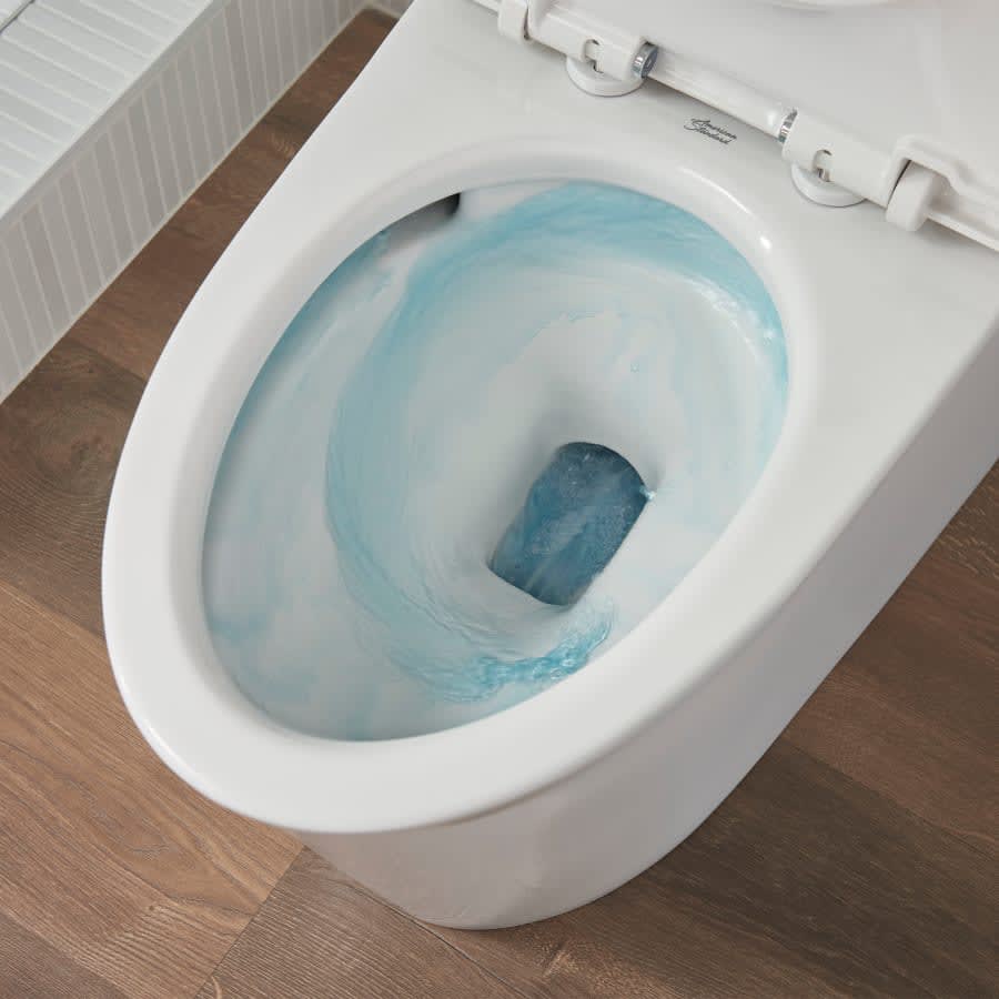 Studio S 1 GPF One Piece Elongated Chair Height Toilet with Push Button Flush - Seat Included