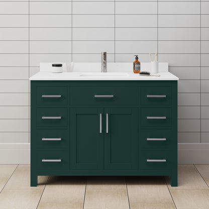 Beckett Single Bathroom Vanity - 48W x 35H x 22D